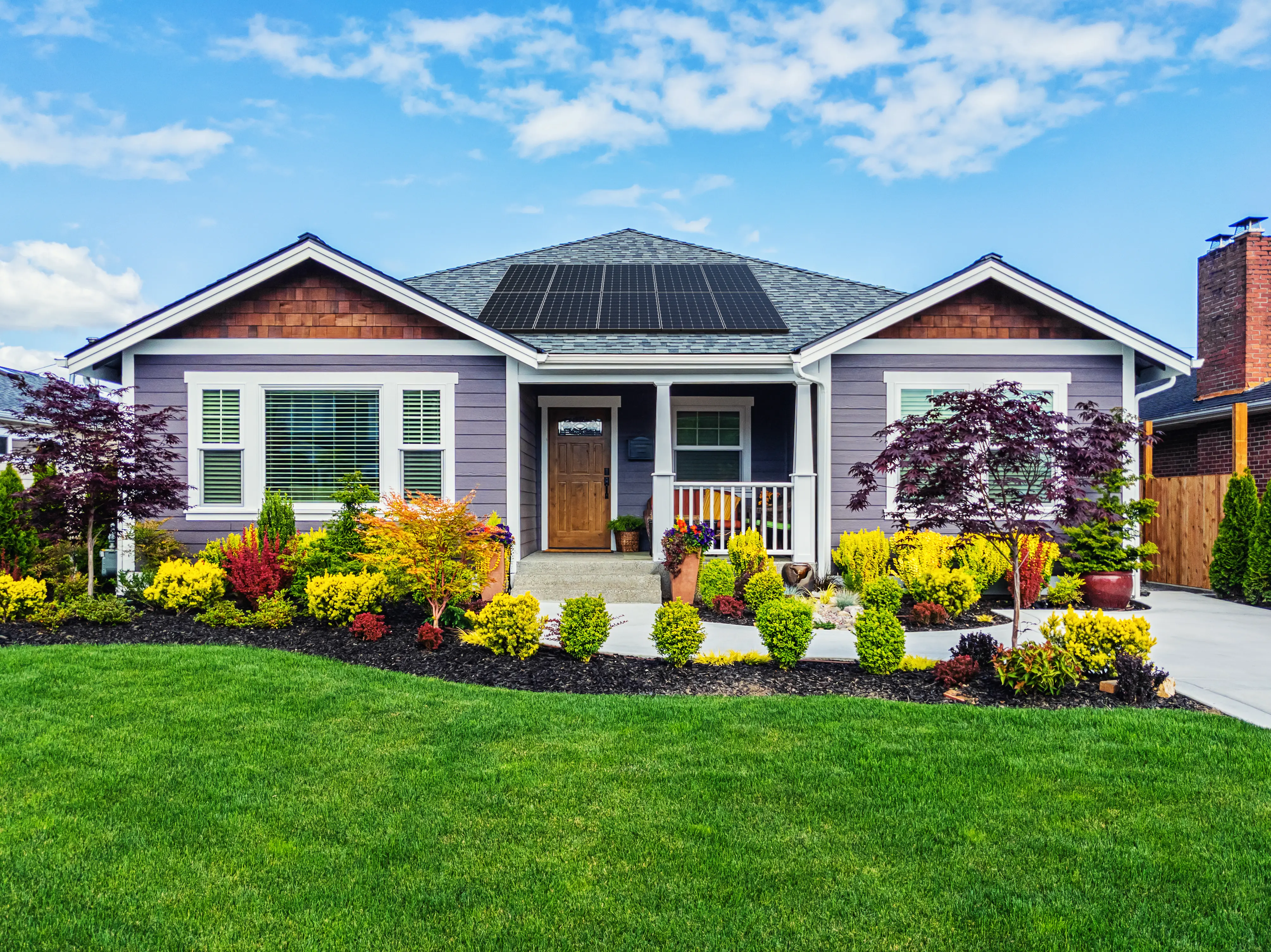 Premium solar installation showcasing our complete solar solutions